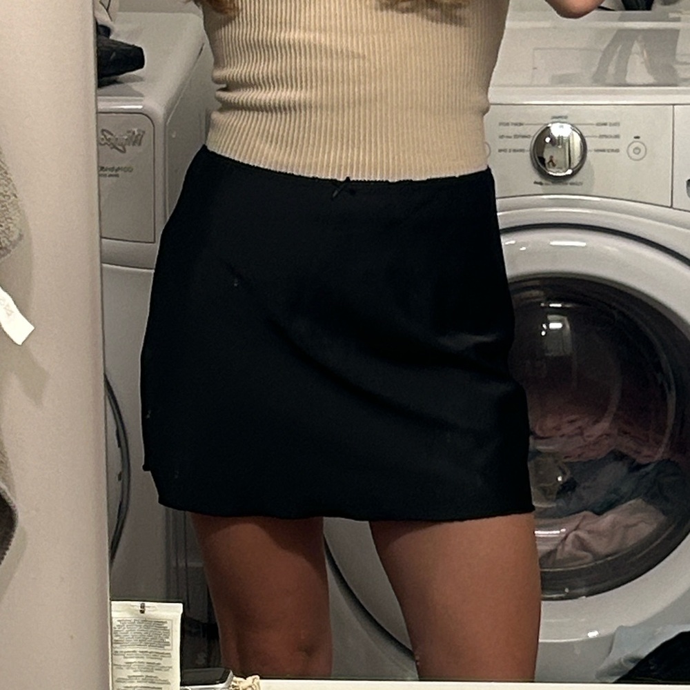 Brandy Melville Black Mini Skirt